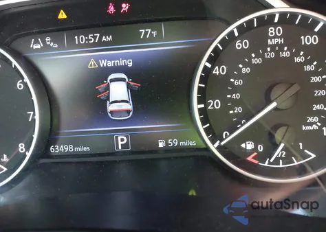 2022 Nissan Murano Sv Fwd из США, поврежденный, VIN 5N1AZ2BJ2NC118774